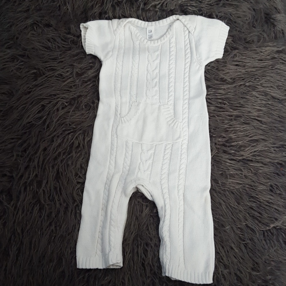 White Cable Knit Jumper